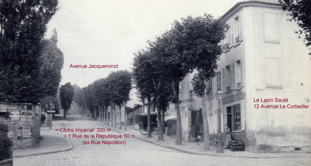 Avenue Jaqueminot sous le Second Empire